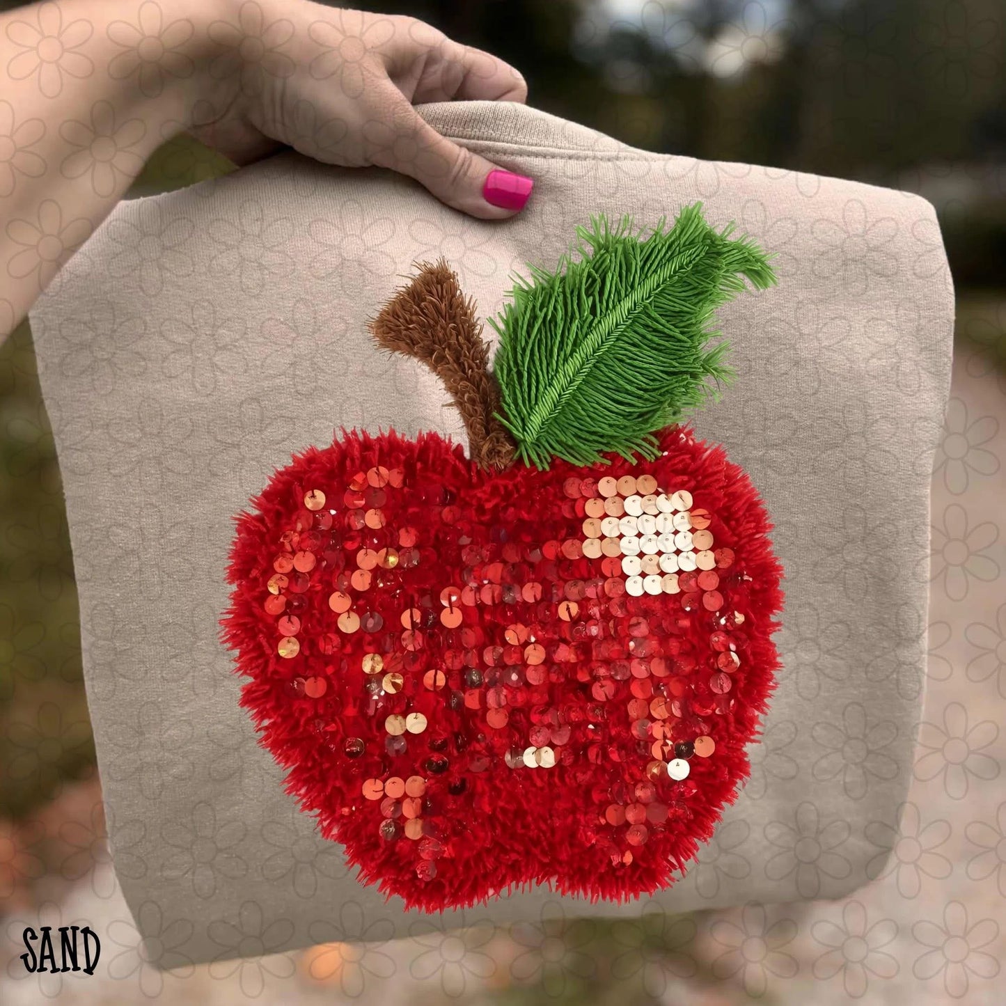 TEE TUESDAY - Faux Sequin Apple