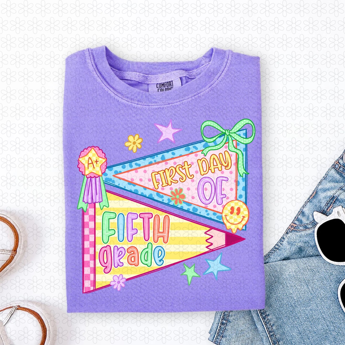 TEE TUESDAY - Colorful Flags Grades