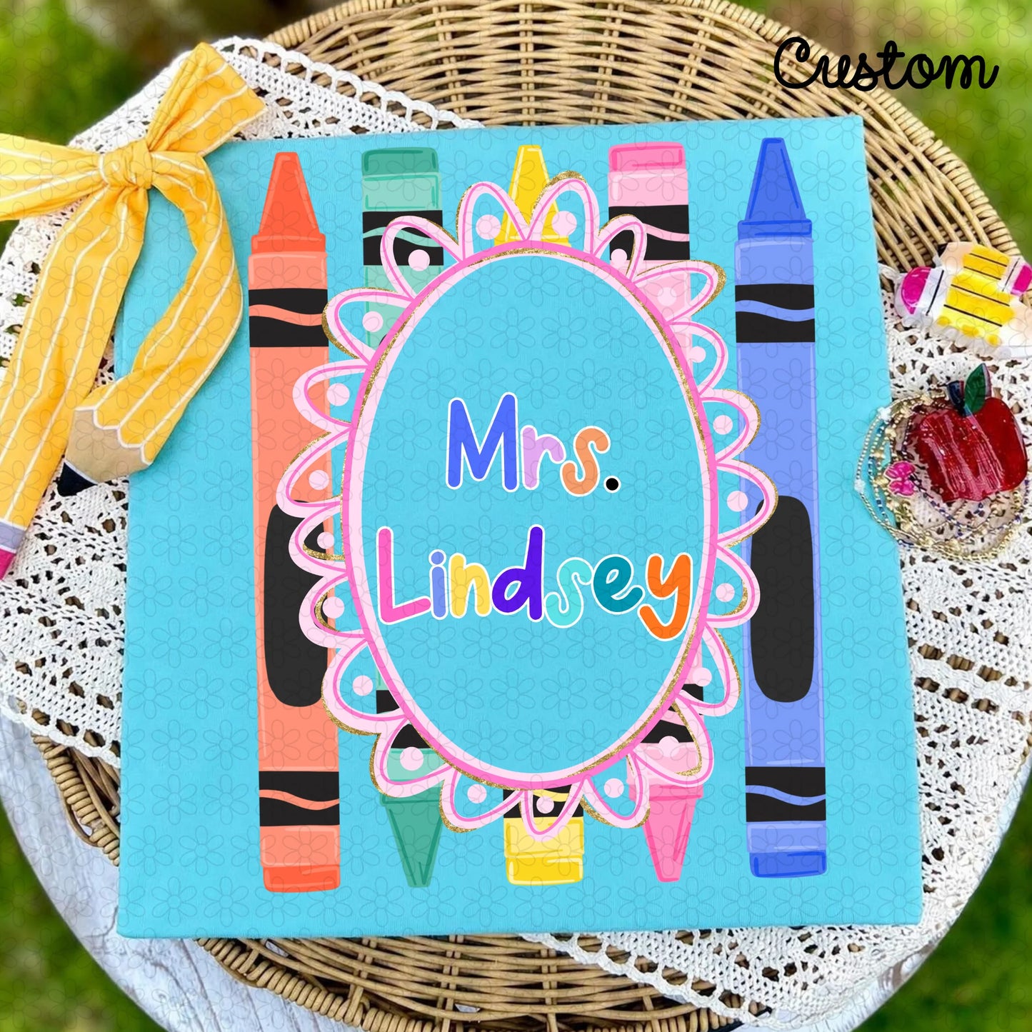 TEE TUESDAY - Pencil Frame Custom Name