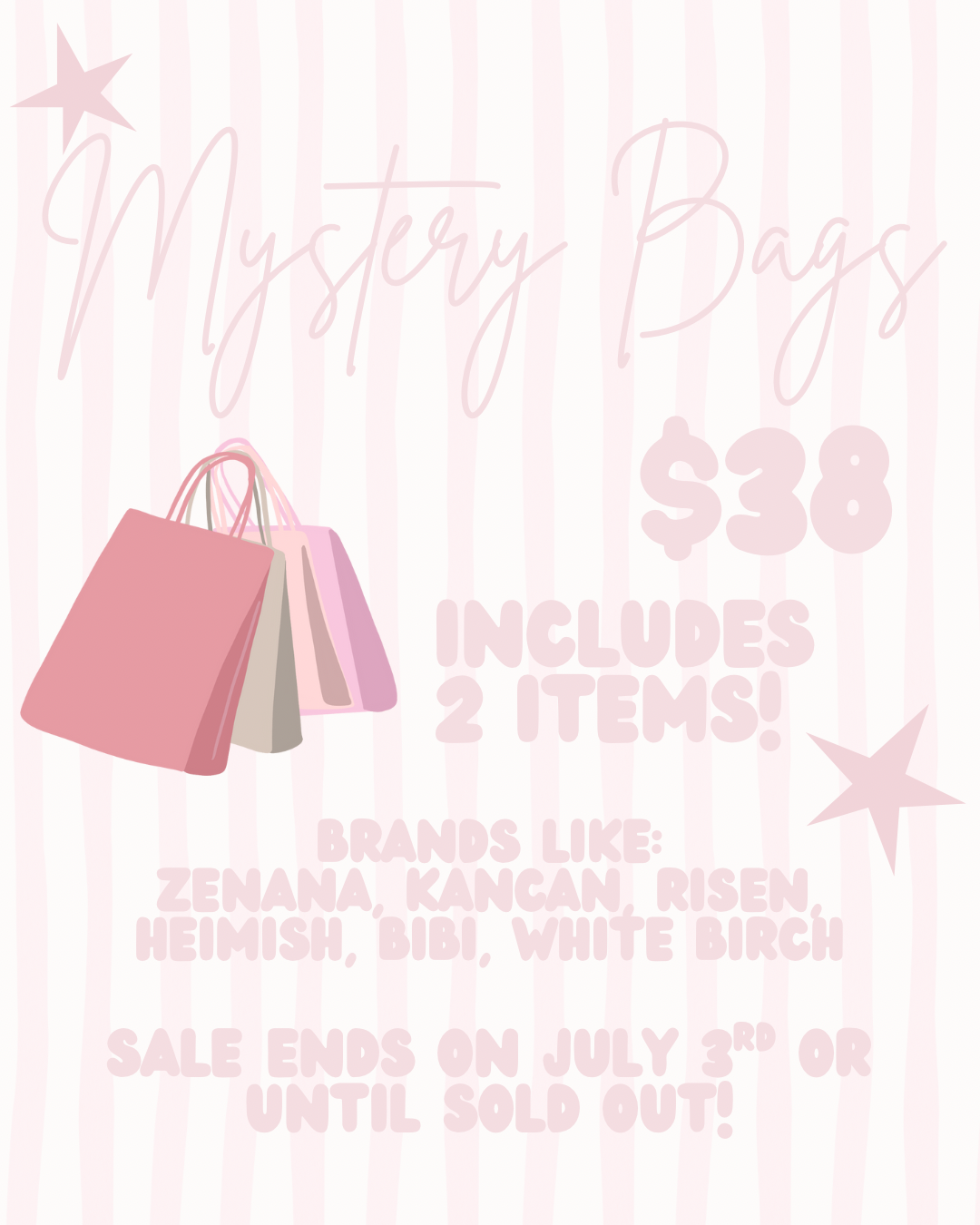 Mystery Bags (2 Items) - NO CODES
