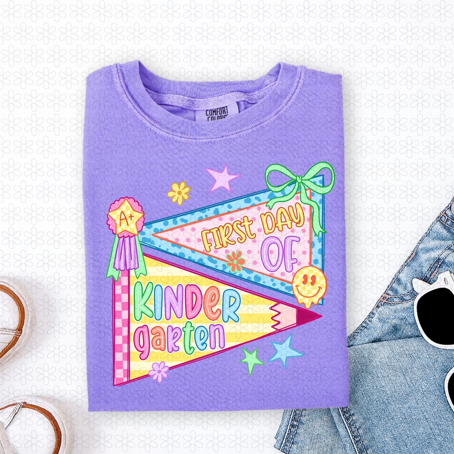 TEE TUESDAY - Colorful Flags Grades
