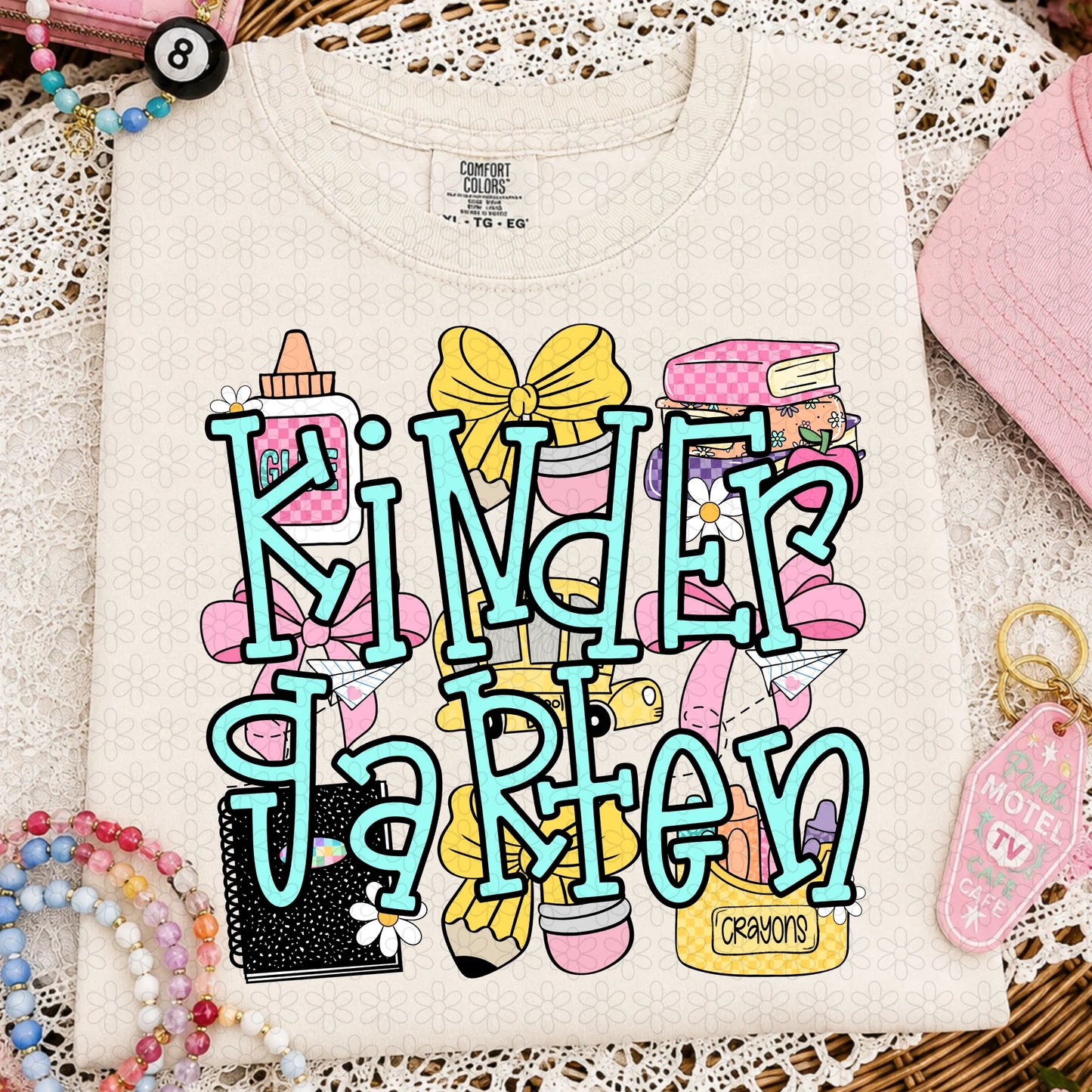 TEE TUESDAY - Pink School Collage Grades