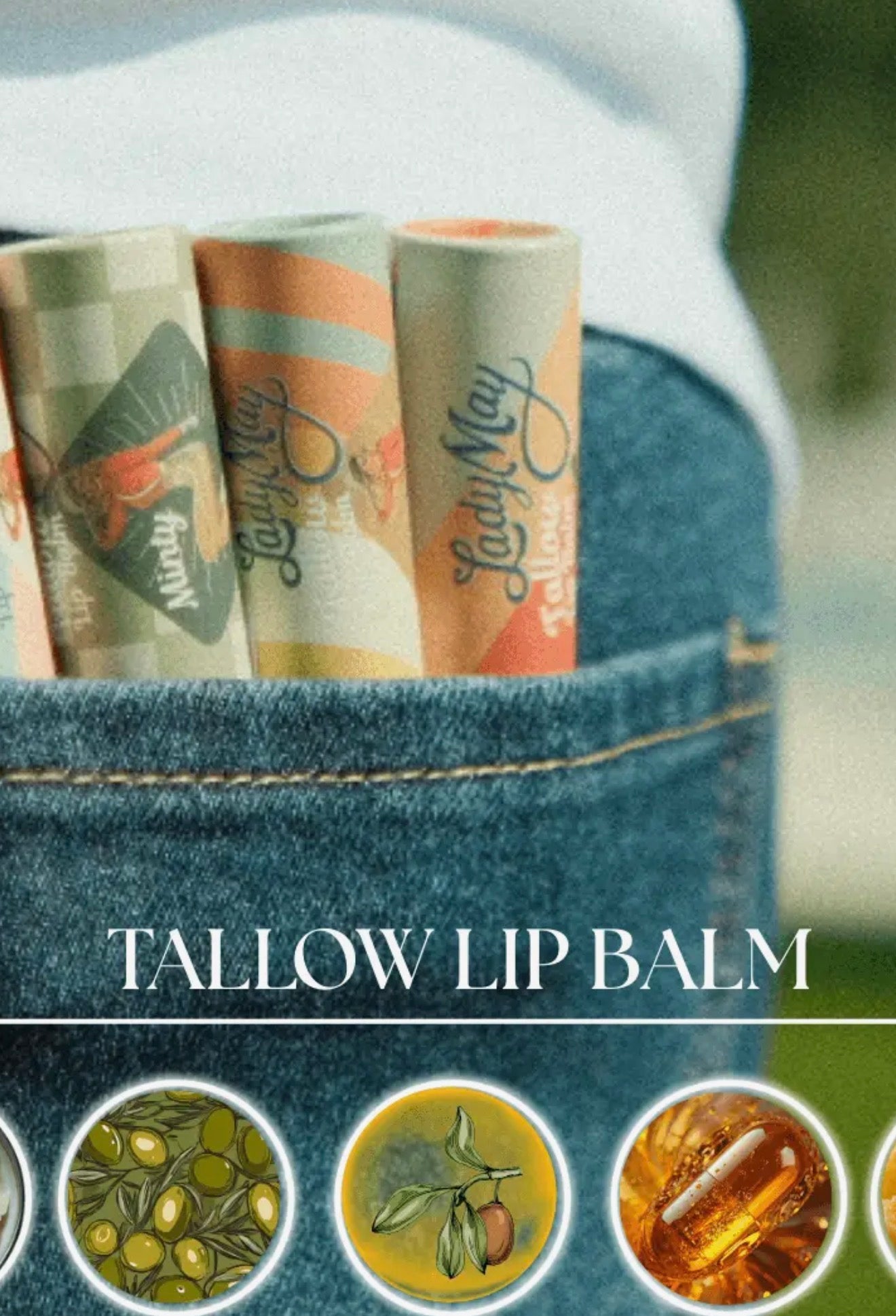 Tallow Lip Balm