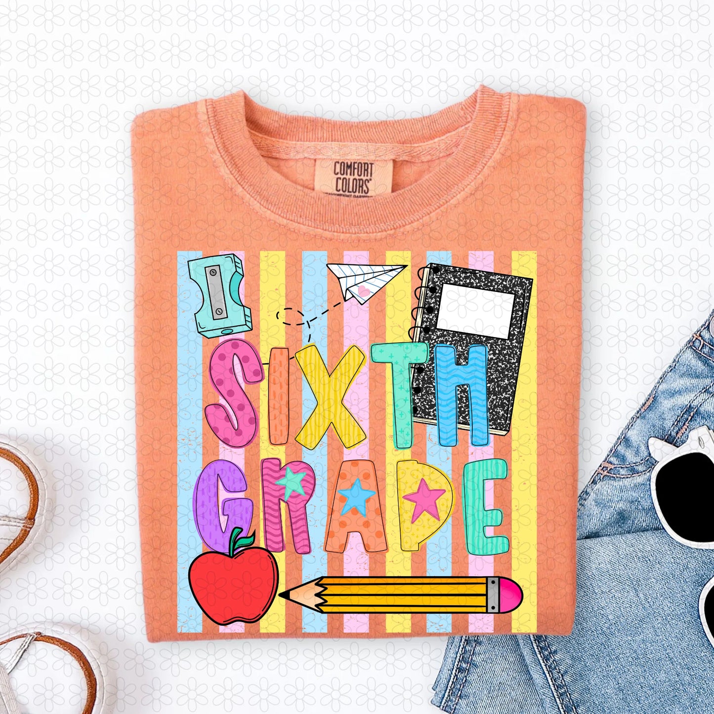 TEE TUESDAY - Colorful Striped Grades