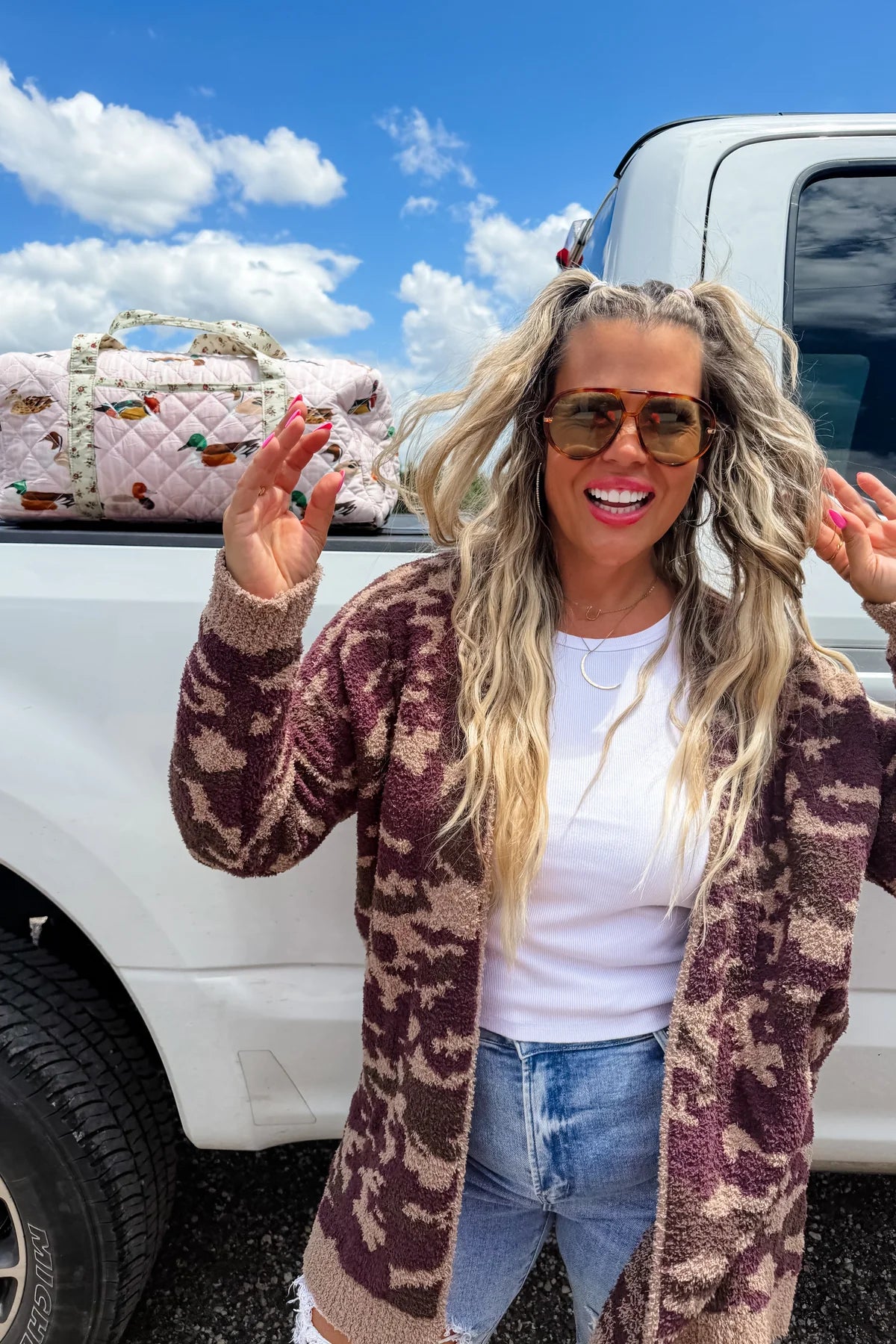 PREORDER Camo Cloud Cardigan