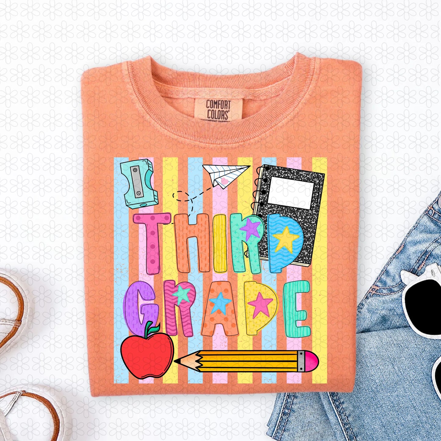 TEE TUESDAY - Colorful Striped Grades