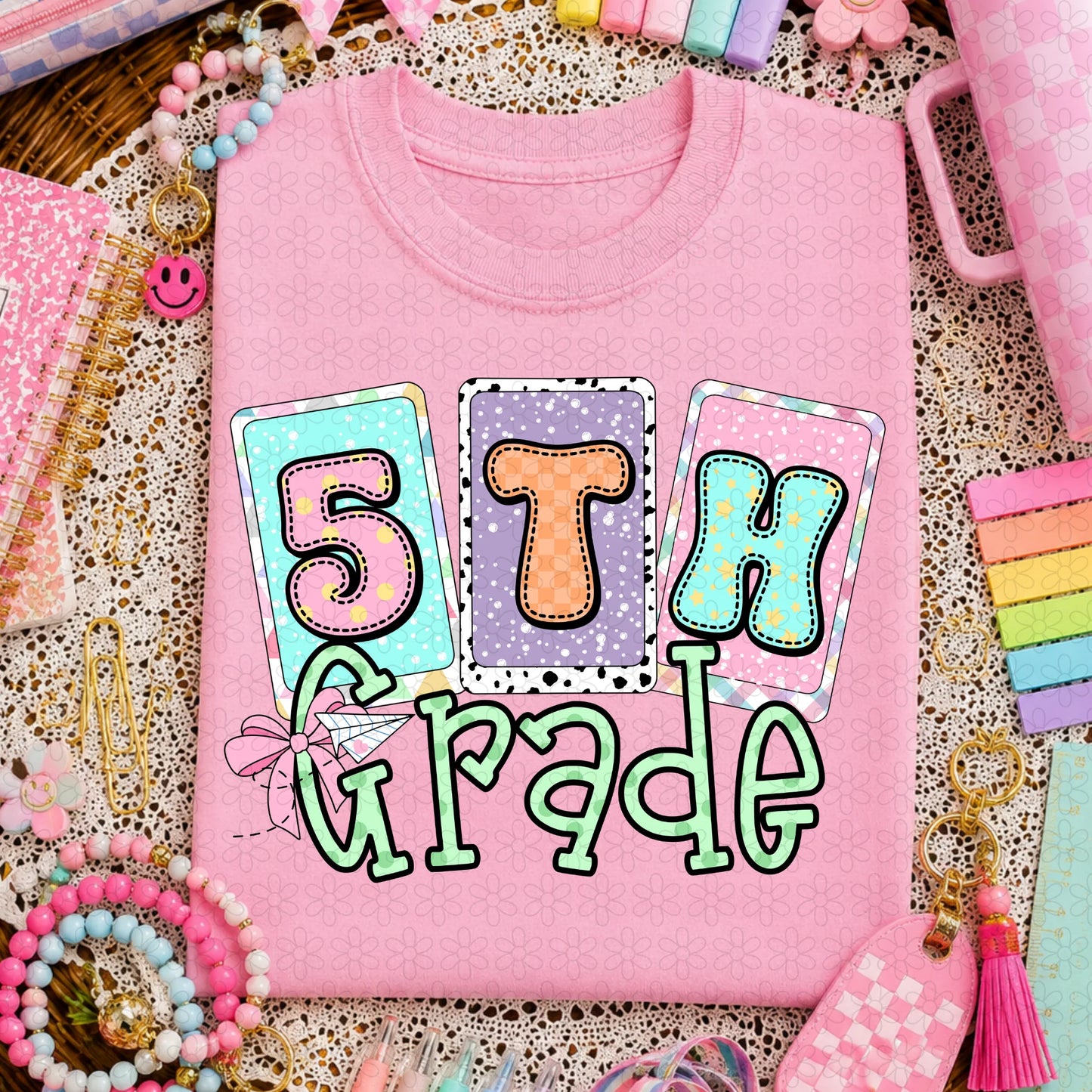 TEE TUESDAY - Bow Crayon Grades