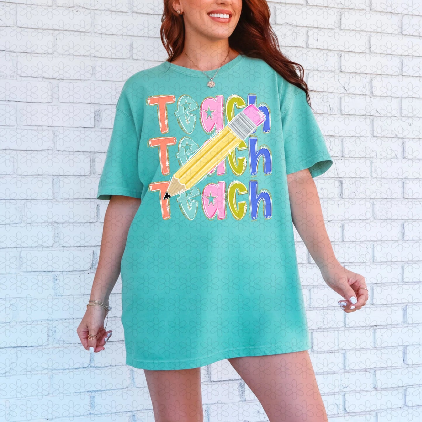 TEE TUESDAY - Neon Teach Pencil