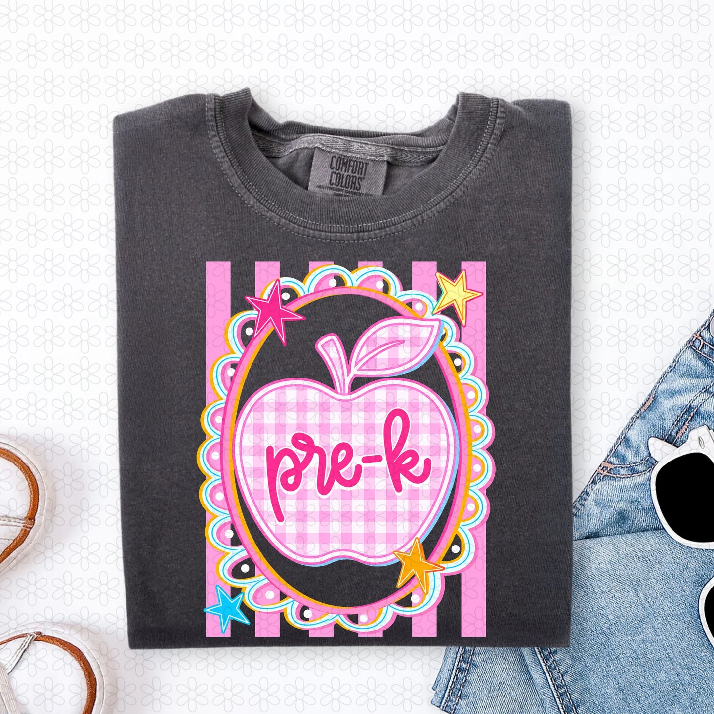 TEE TUESDAY - Gingham Apple Grades