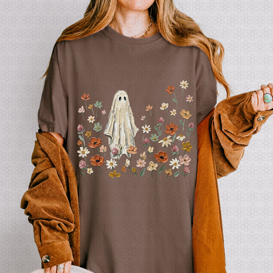 Painted Floral Ghost