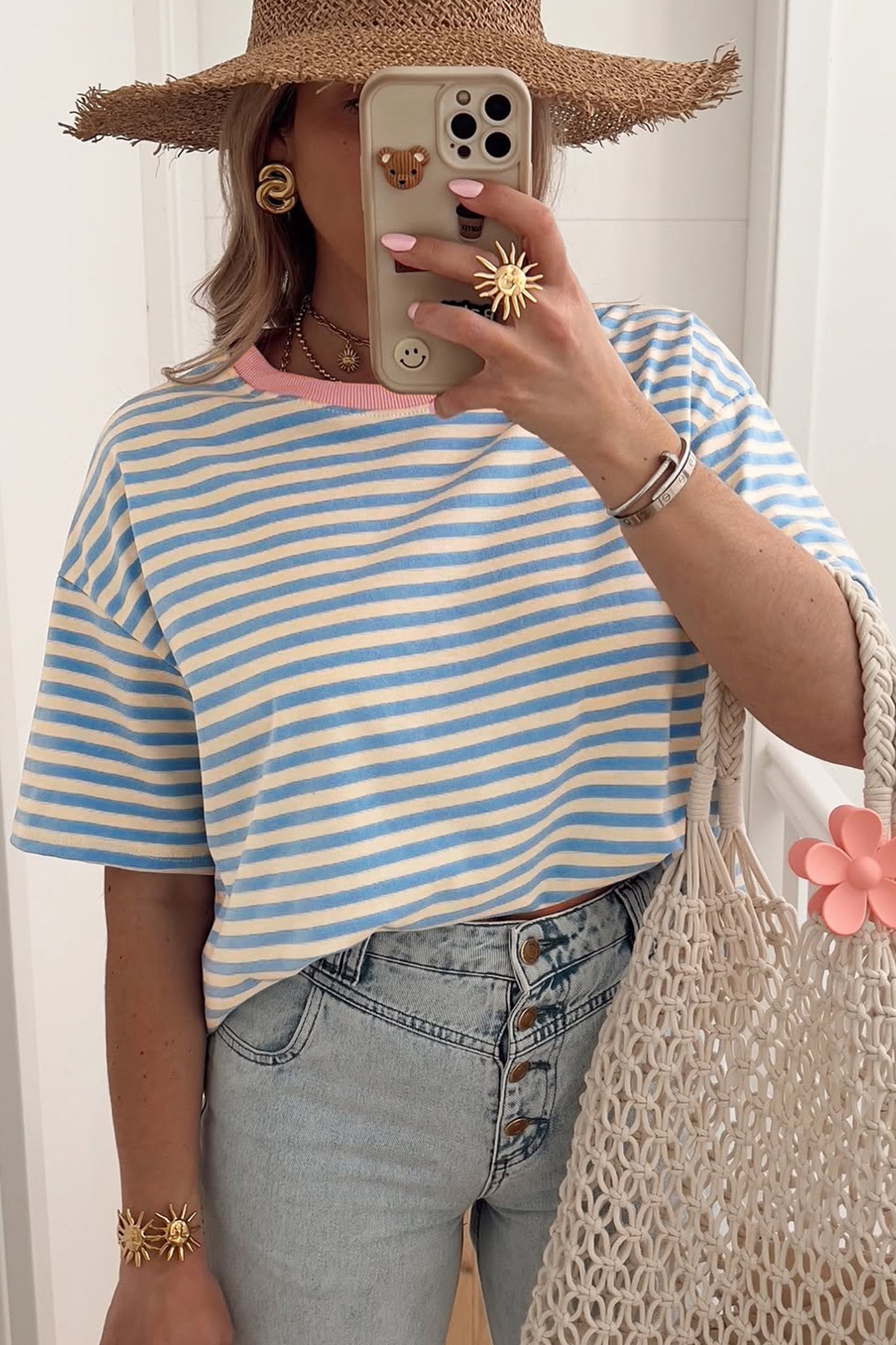 Blue Stripe Tee
