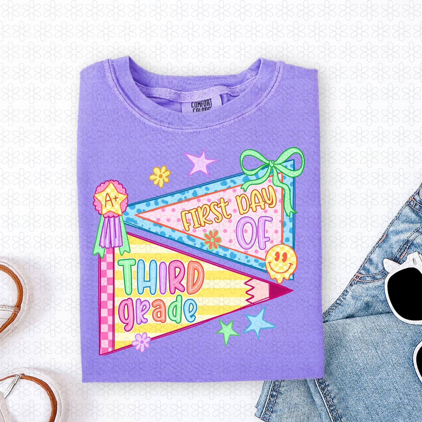 TEE TUESDAY - Colorful Flags Grades