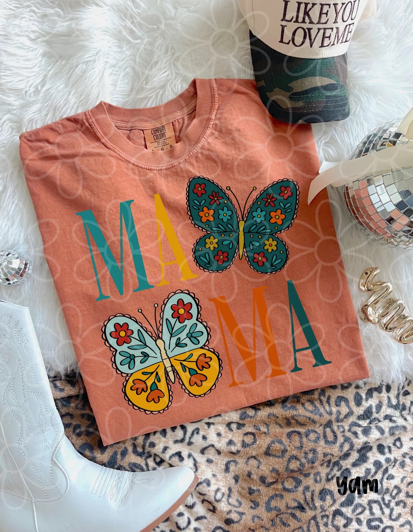 Floral Butterfly Mama