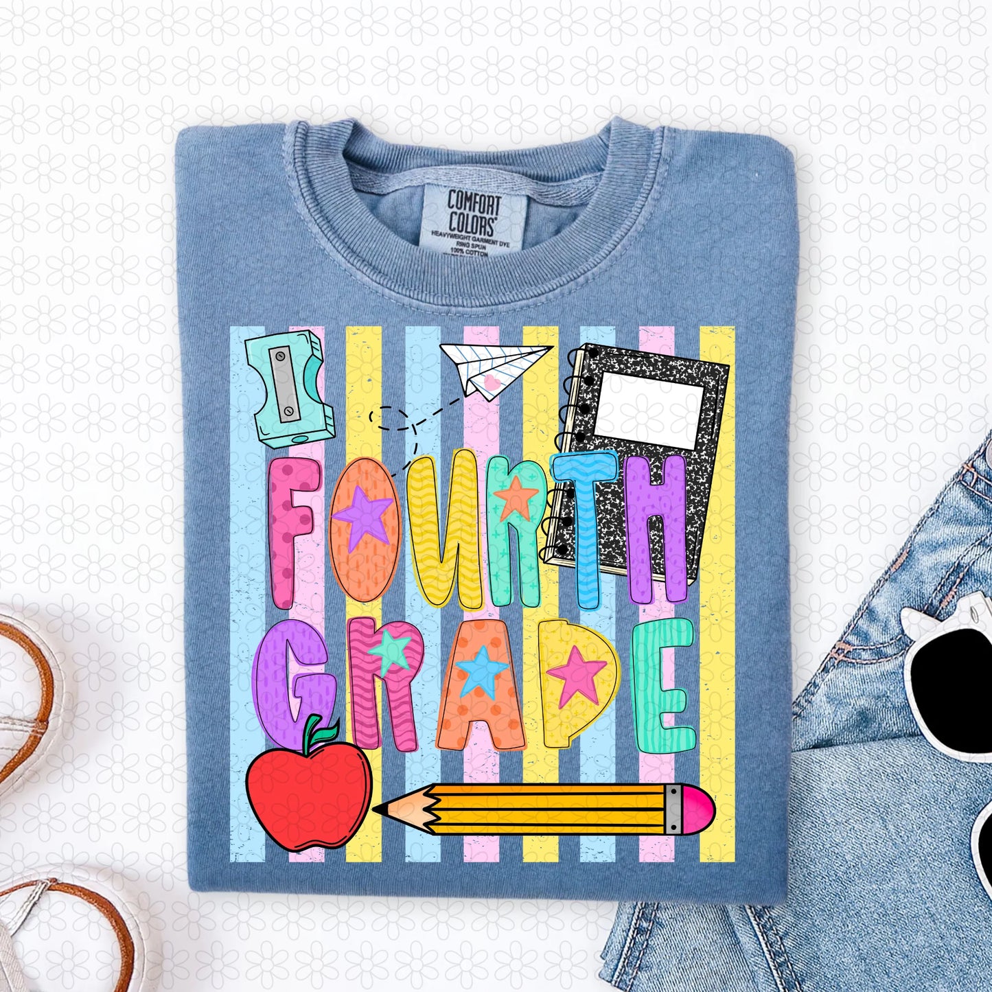 TEE TUESDAY - Colorful Striped Grades