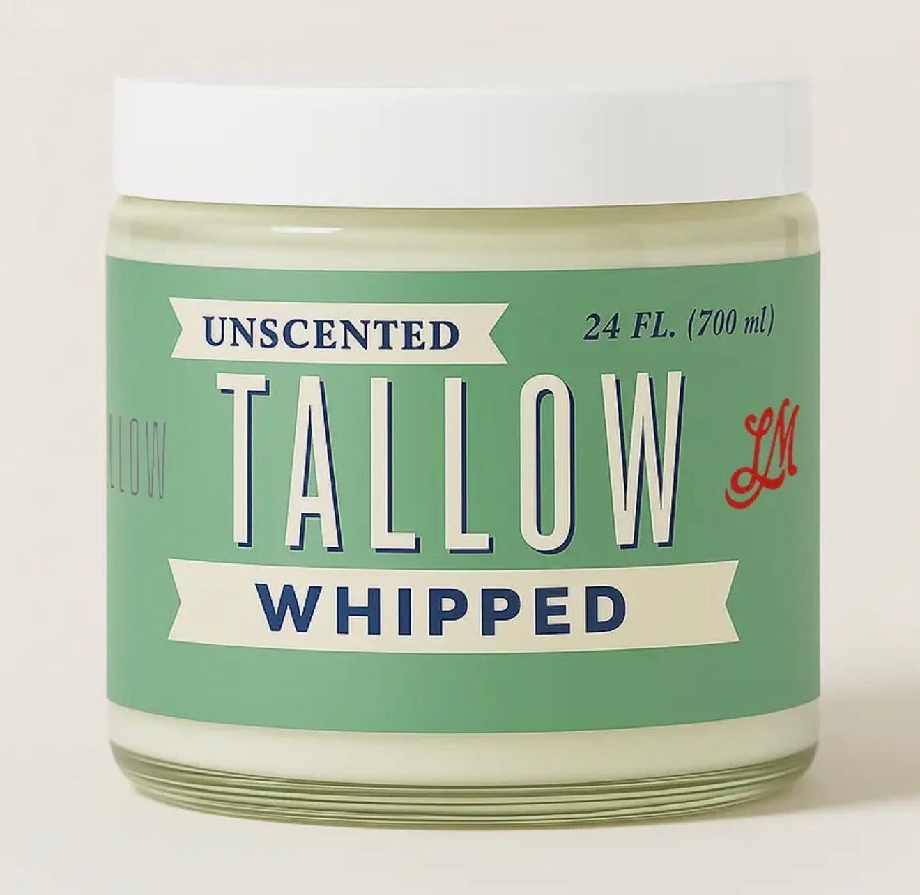 9oz Unscented Whipped Tallow Moisturizer