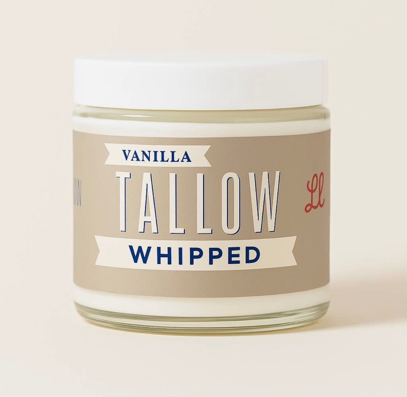 9oz Vanilla Bean Whipped Tallow Moisturizer