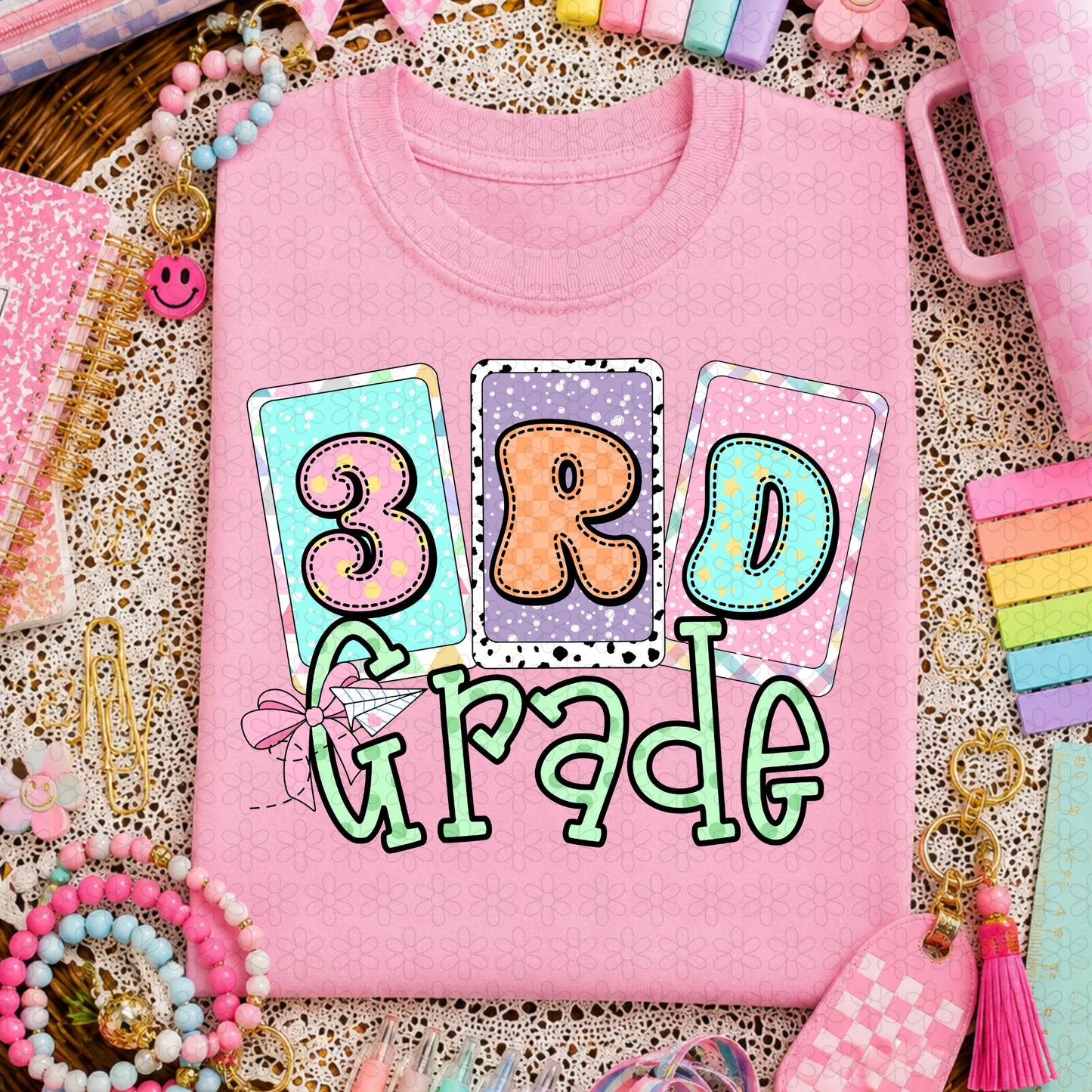 TEE TUESDAY - Bow Crayon Grades