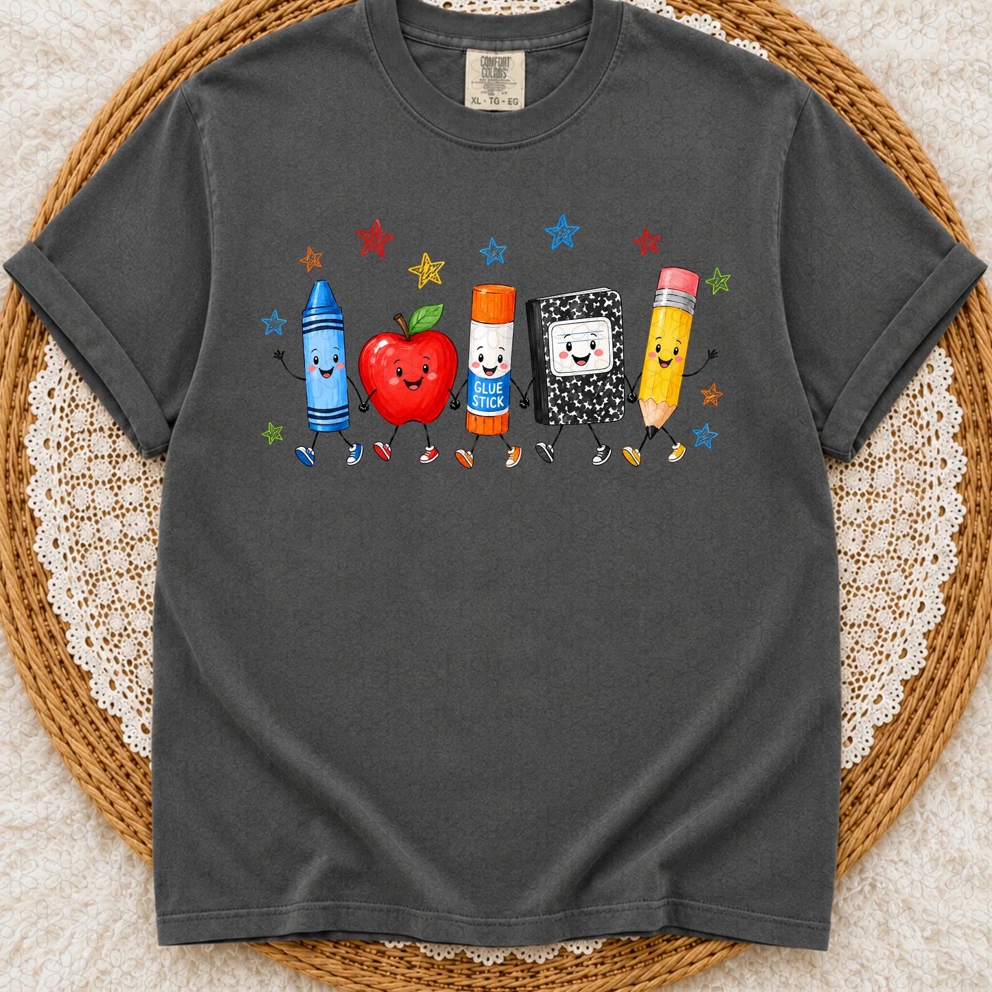 TEE TUESDAY - Smiley School Supplies