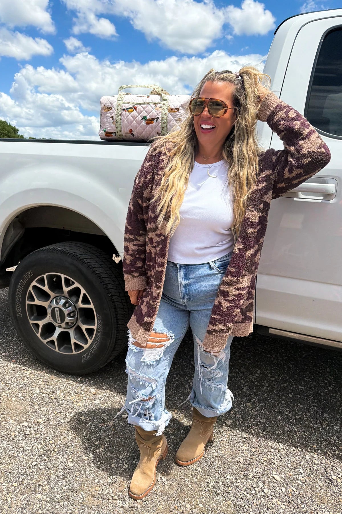 PREORDER Camo Cloud Cardigan