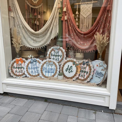PREORDER 17” Round Door Signs