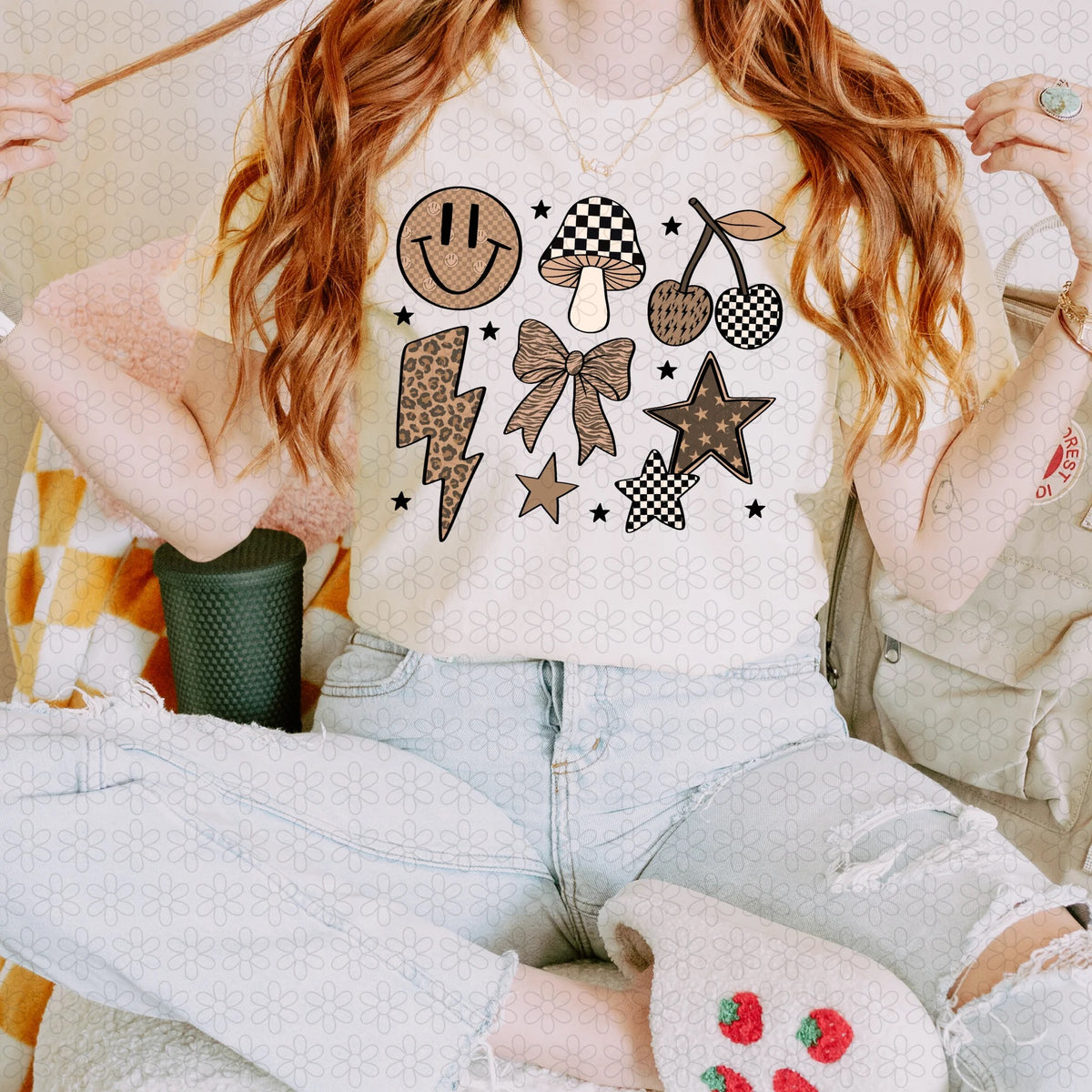 Checkered Retro Collage