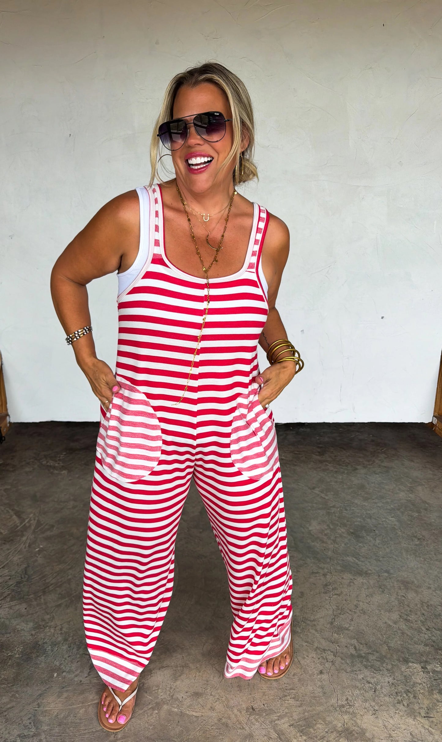 PREORDER Ricki Stripe Terry Romper