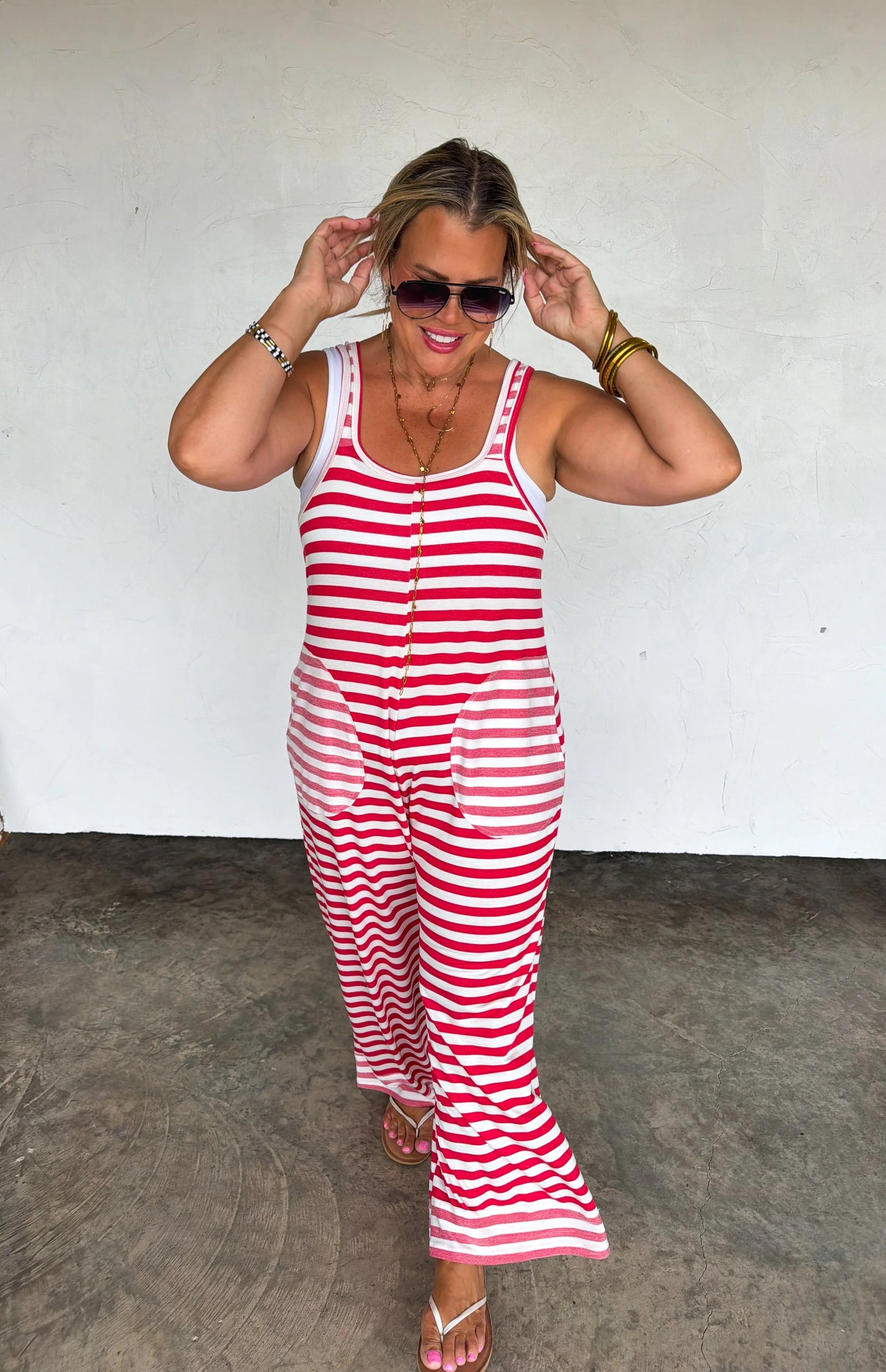 PREORDER Ricki Stripe Terry Romper