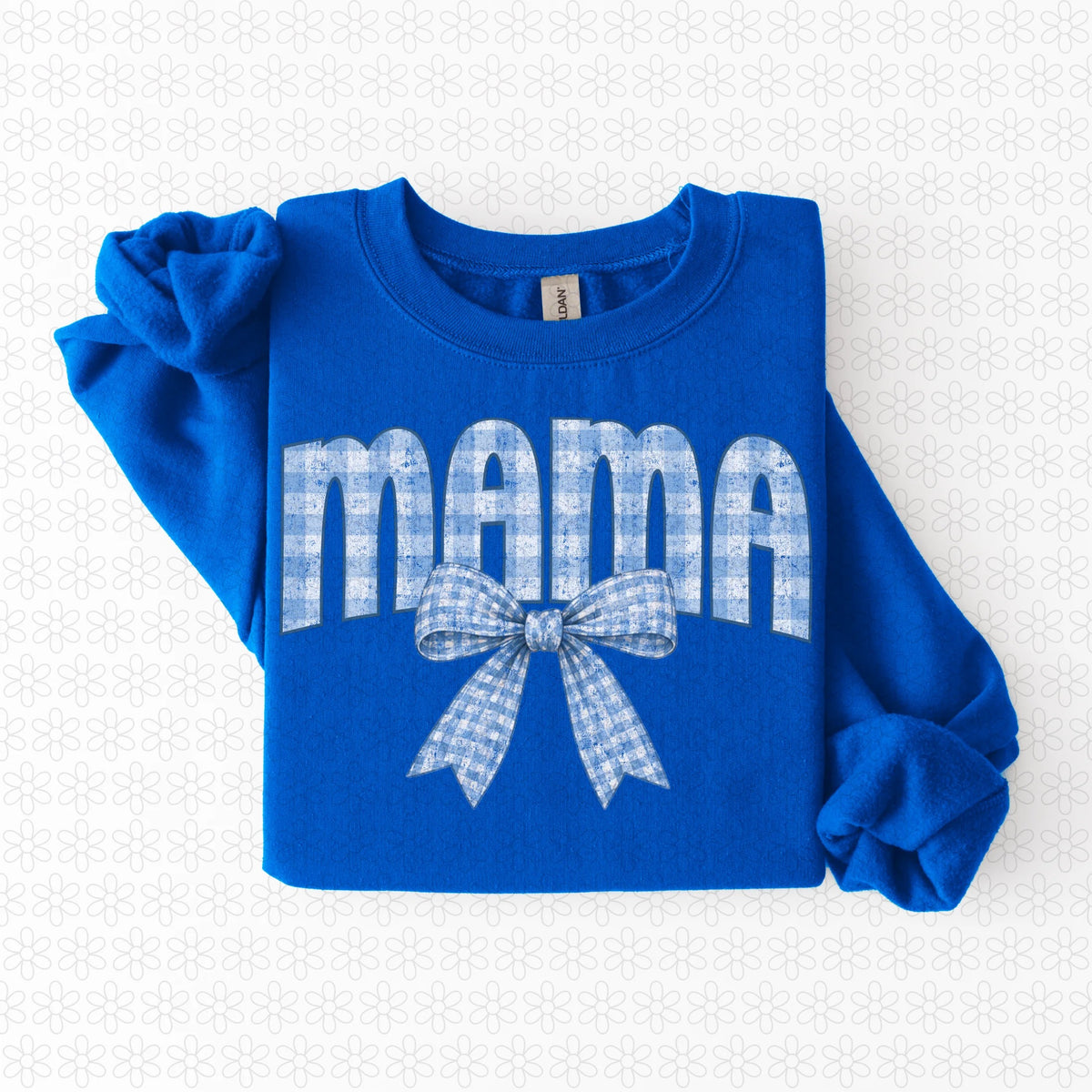 Blue Plaid Mama