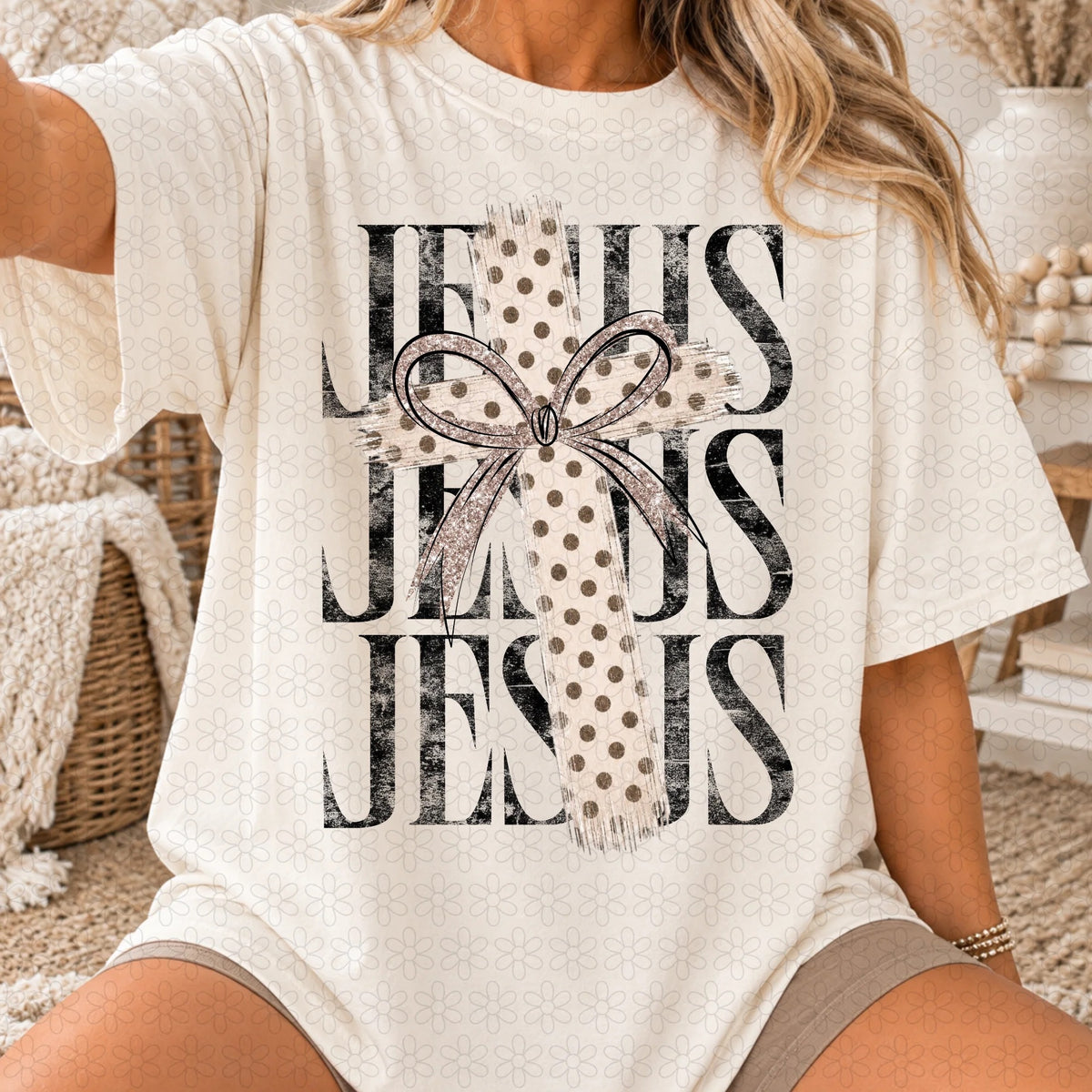 Polka Dot Cross