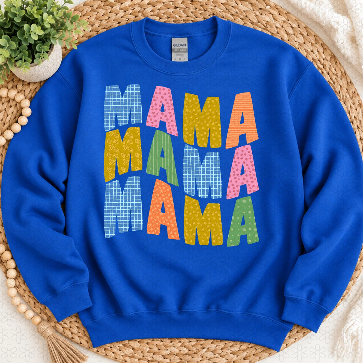 Neon Plaid Mama