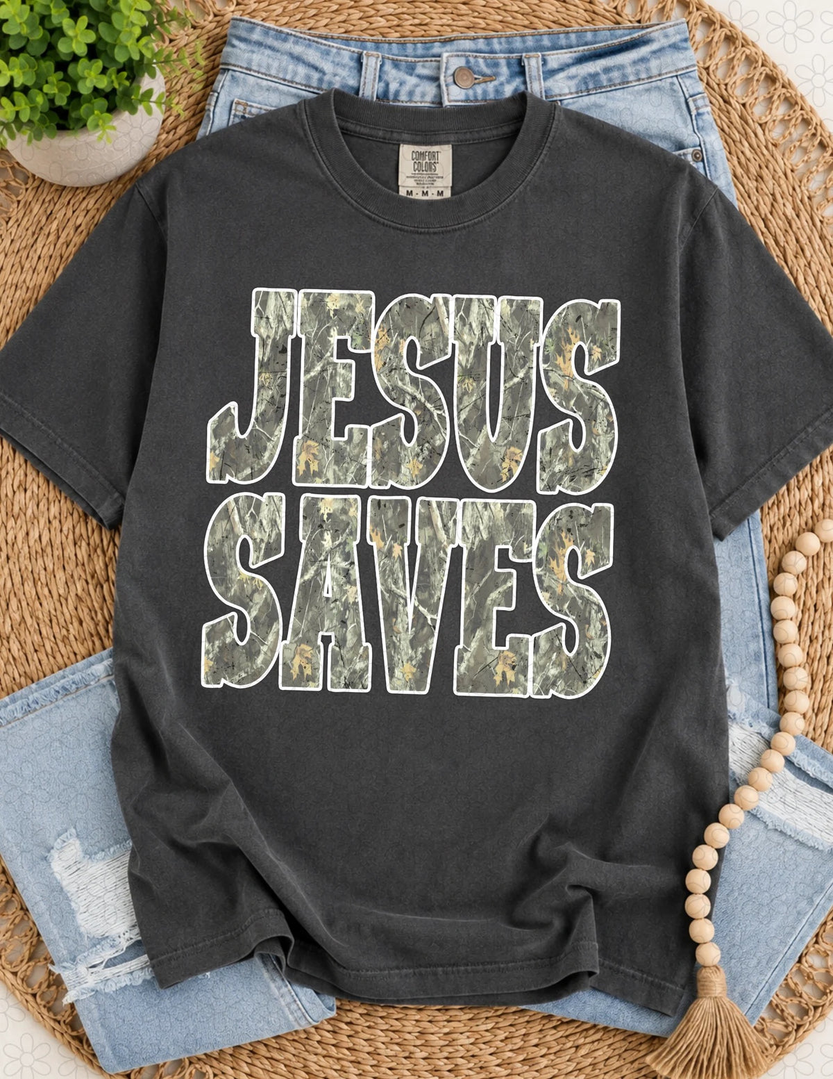 Camo Jesus Saves